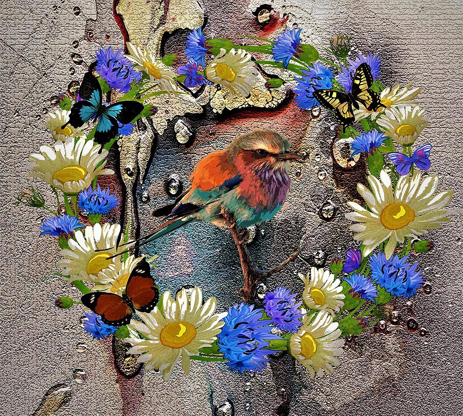 Flower Mixed Media - Envision Spring by Julie Grace
