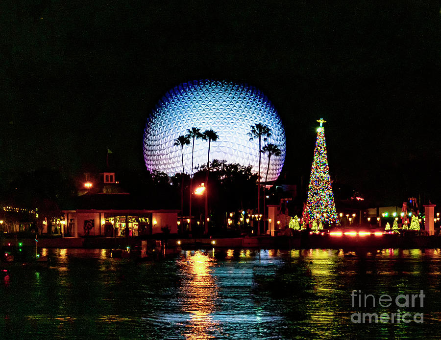 EPCOT at Night by Nick Zelinsky EPCOT at Night by Nick Zelinsky
