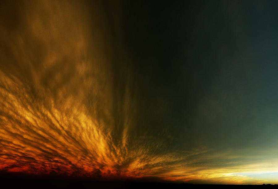Epic Nebraska Mammatus Sunset 001 Photograph by Dale Kaminski