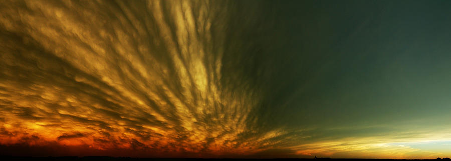 Epic Nebraska Mammatus Sunset 002 Photograph by Dale Kaminski