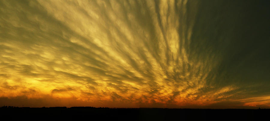 Epic Nebraska Mammatus Sunset 003 Photograph by Dale Kaminski
