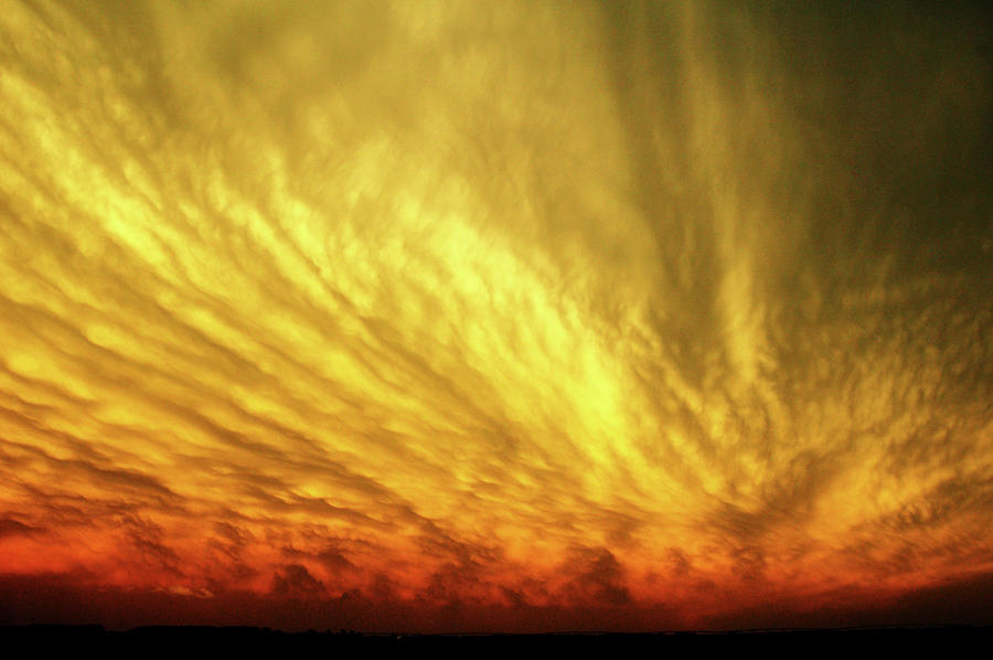 Epic Nebraska Mammatus Sunset 010 Photograph by Dale Kaminski