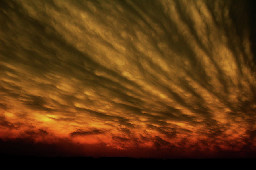 Epic Nebraska Mammatus Sunset 027 Photograph by Dale Kaminski