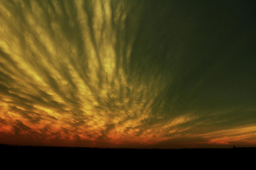 Epic Nebraska Mammatus Sunset 037 Photograph by Dale Kaminski
