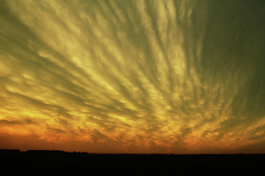 Epic Nebraska Mammatus Sunset 039 Photograph by Dale Kaminski