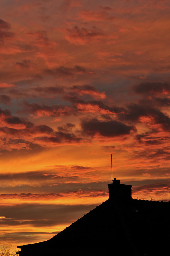 Epic Sunset Skies 1 Photograph by Jenny Rainbow