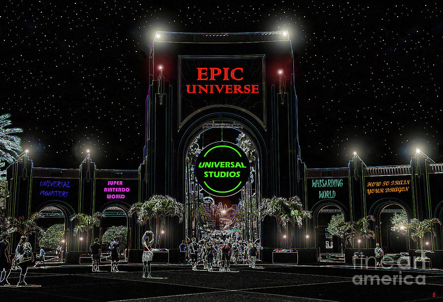 Epic Universe 2025 Mixed Media by David Lee Thompson Fine Art America