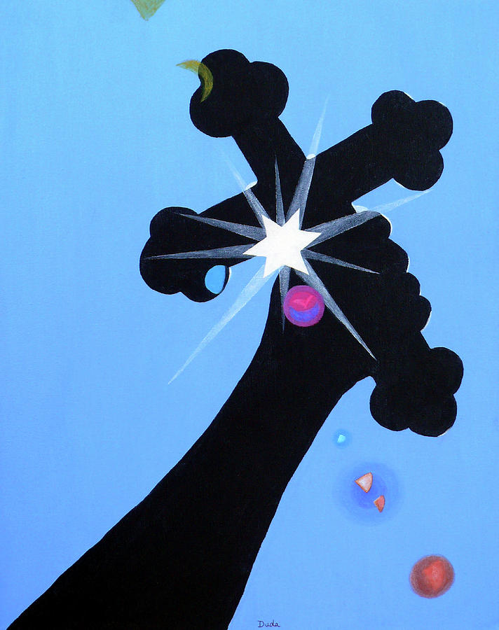 Epiphany Eclipse 1st Freedom Painting by Susan Duda