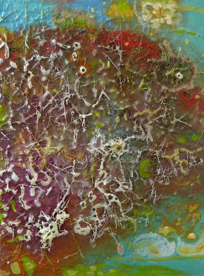Epoxy resin Painting by Elzbieta Goszczycka