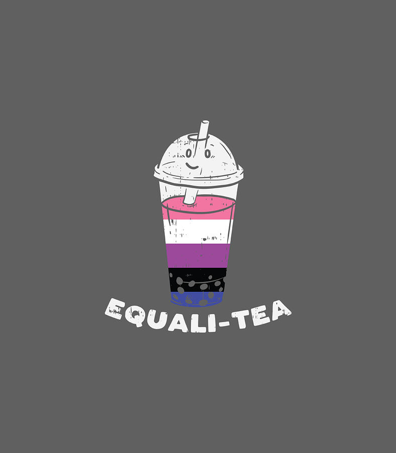 Equalitea Genderfluid Boba Bubble Milk Tea Lgbt Pride Digital Art By Diyanx Ela Pixels