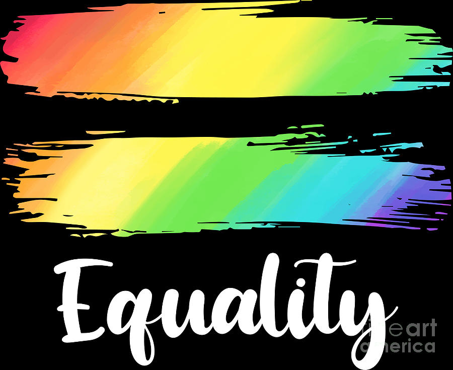 Equality Lgbtq Acceptance Rainbow Flag Pride Month Supporter Digital Art By Haselshirt Pixels 2292