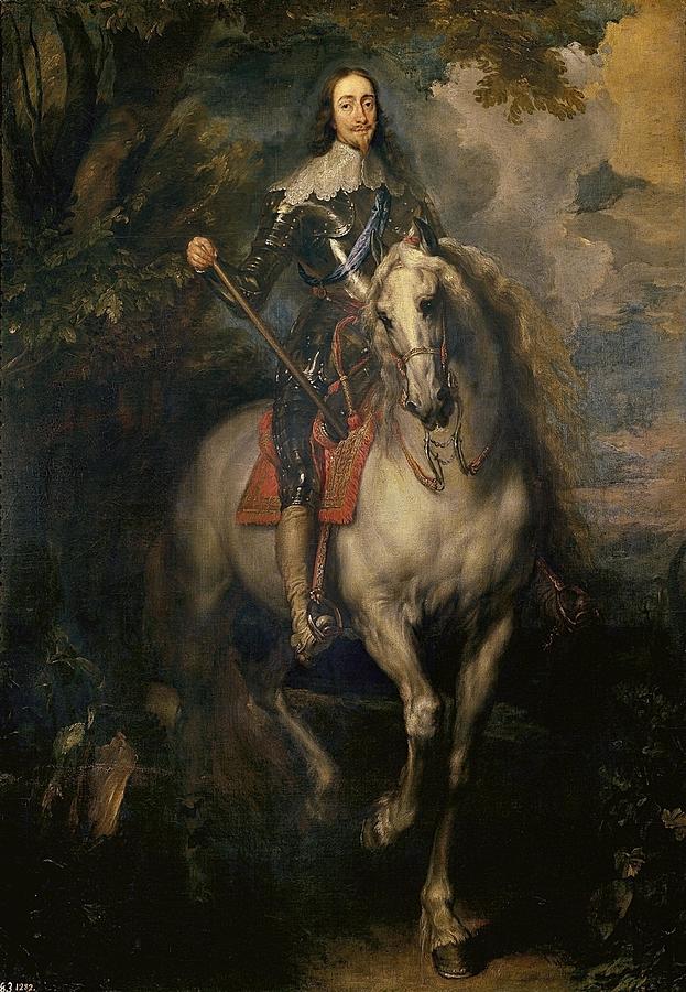 Equestrian portrait of Charles I of England Portrat Karl I Konig von ...