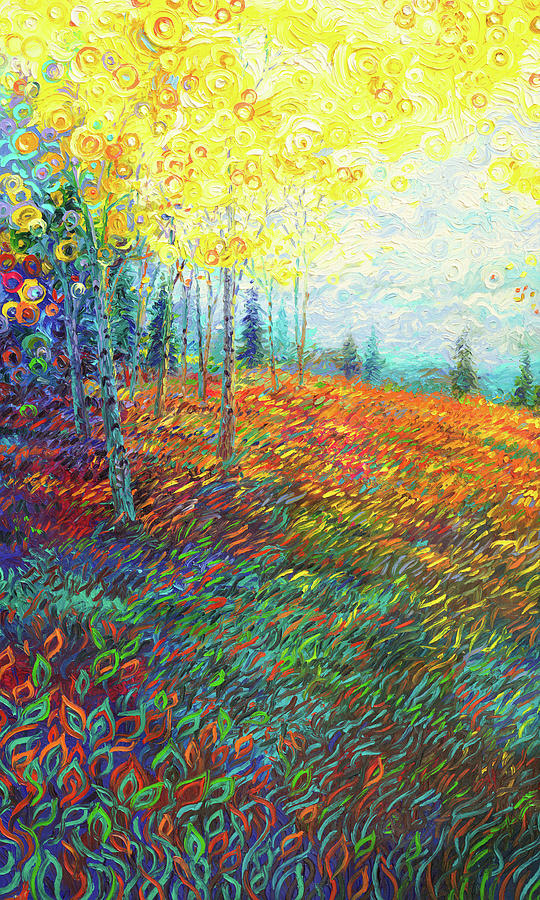Fall Painting - Equilibrium by Iris Scott