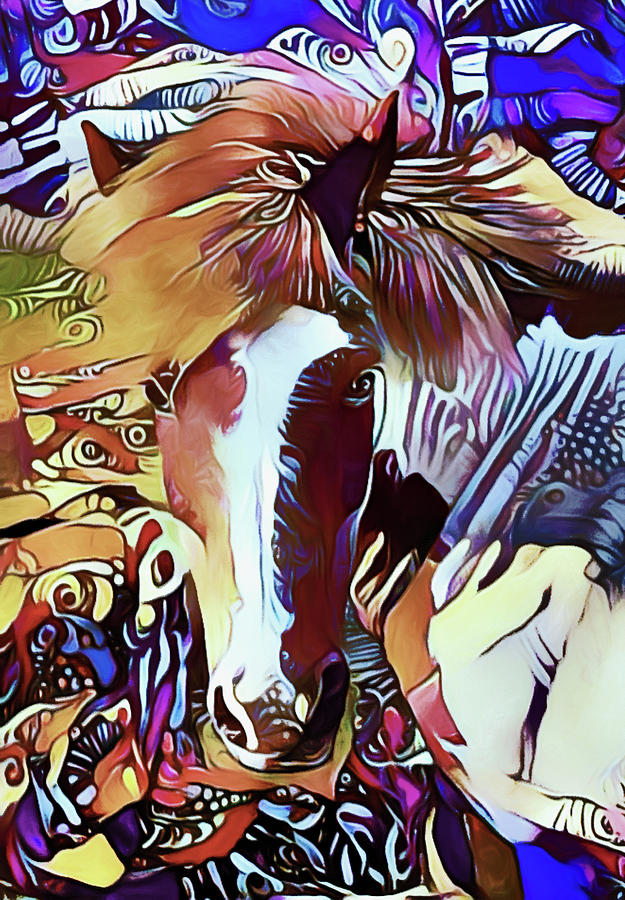 Equine Fantasy Pastel by Susan Maxwell Schmidt