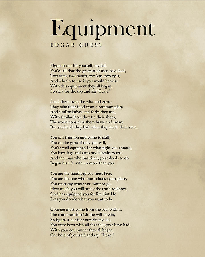 edgar albert guest equipment
