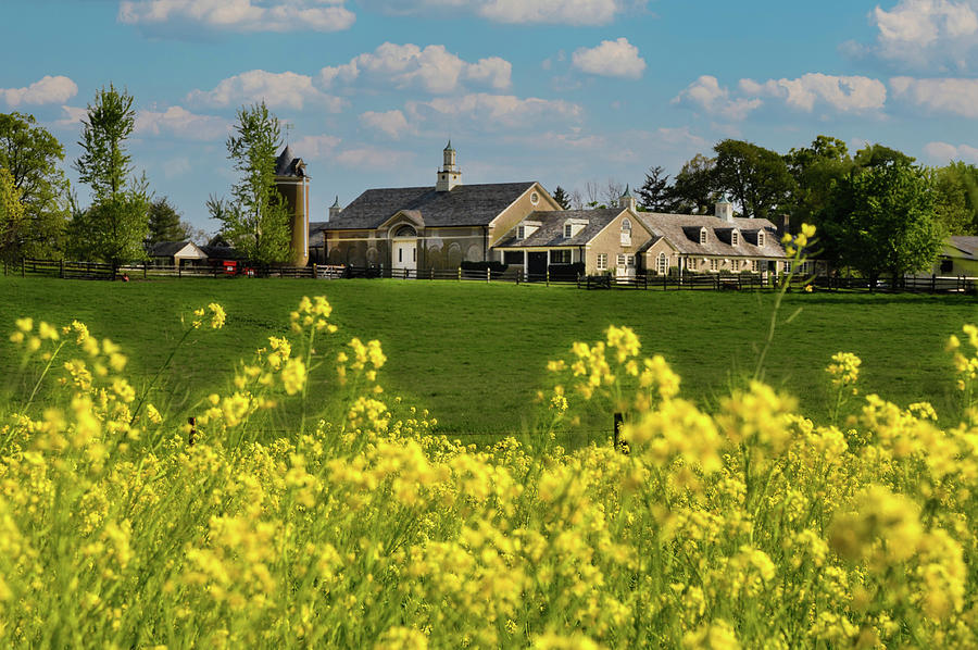 Erdenheim Farm Whitemarsh Pa in the Spring Photograph by Bill Cannon