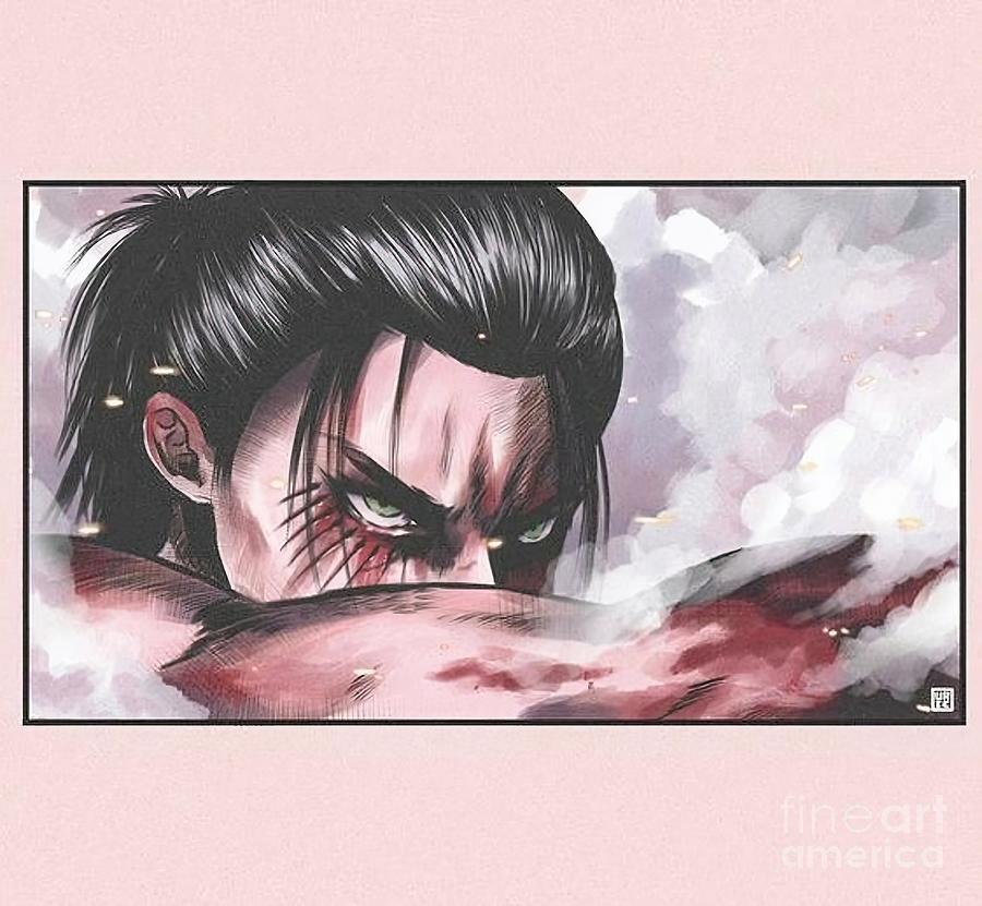 Eren Lucifer angry aesthetic Painting by Reynolds Paul - Pixels