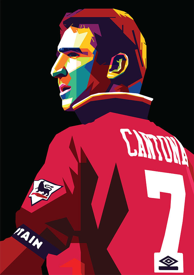 Eric Cantona Pop Art Digital Art by Amex Design - Fine Art America