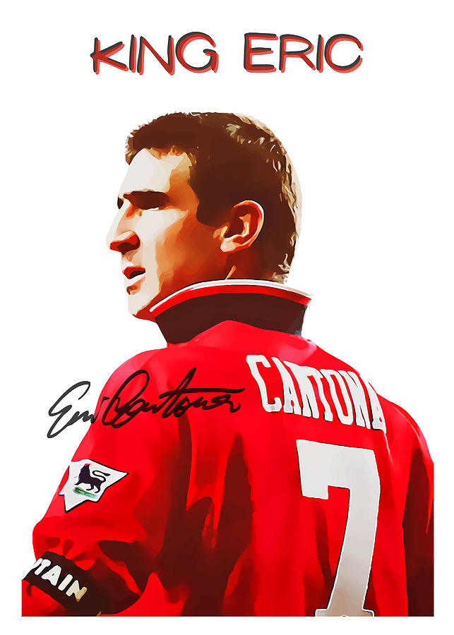 Eric Cantona Poster The Icons Collection Tapestry - Textile by Jonathan ...