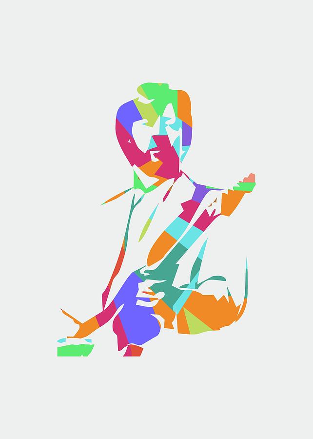 Eric Clapton Digital Art - Eric Clapton 2 POP ART by Ahmad Nusyirwan