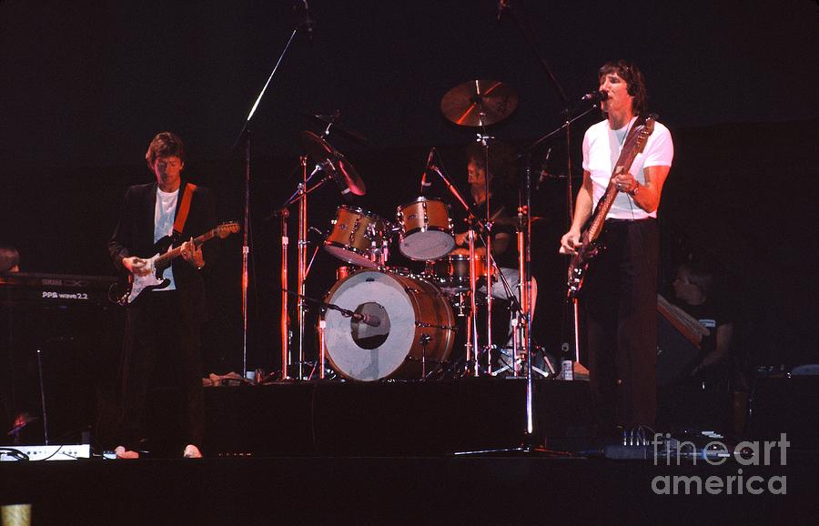 Eric Clapton And Roger Waters Photograph By Concert Photos | Fine Art ...