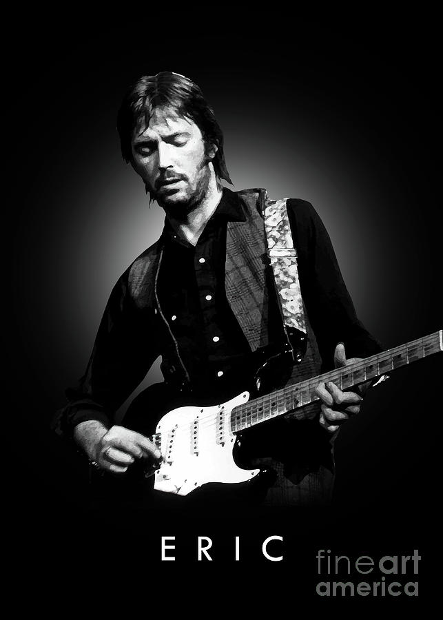 Eric Clapton Digital Art - Eric Clapton by Bo Kev