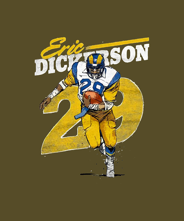Eric Dickerson or Los Angeles Rams fans Digital Art by Kha Dieu