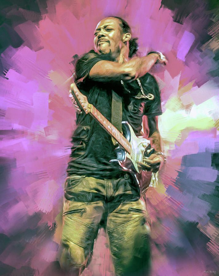 Eric Gales Blues Maestro Mixed Media by Mal Bray