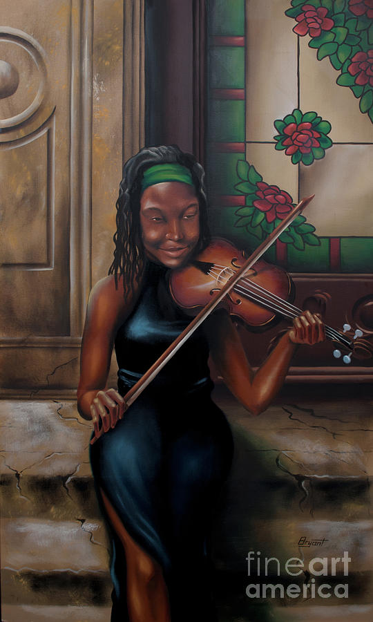 Erica Painting by Clement Bryant