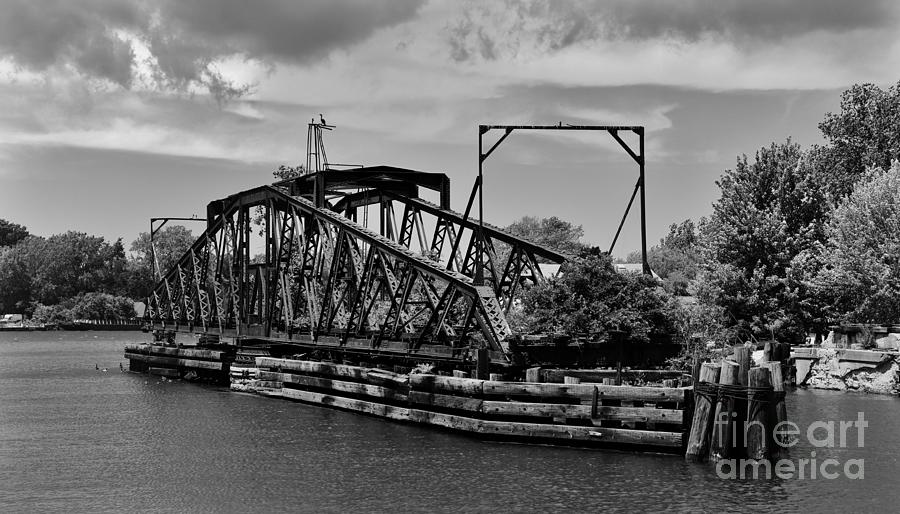 Erie Canal Swing Bridge Tonawanda NY Photograph by Tony Lee