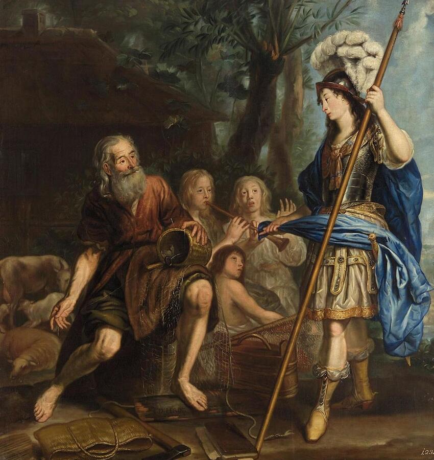 Erminia and the shepherds Painting by Jande Herdt Pixels