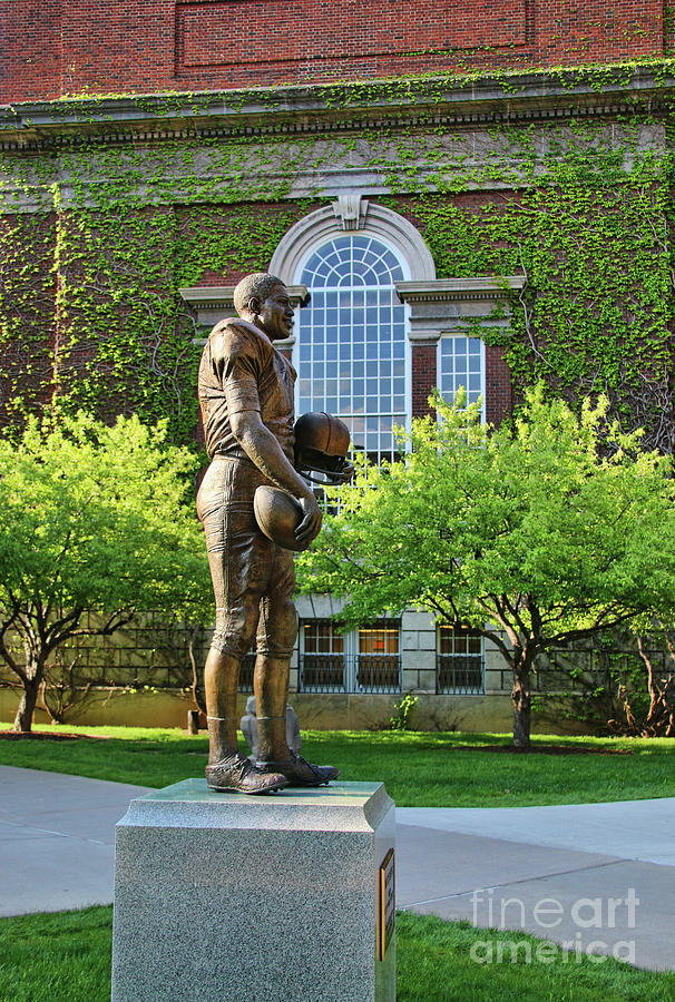 Ernie Davis Statue Syracuse University 5256 Photograph
