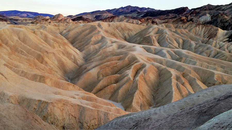 Erosion at Zabriske Point Death Valley California Photograph by Robert ...