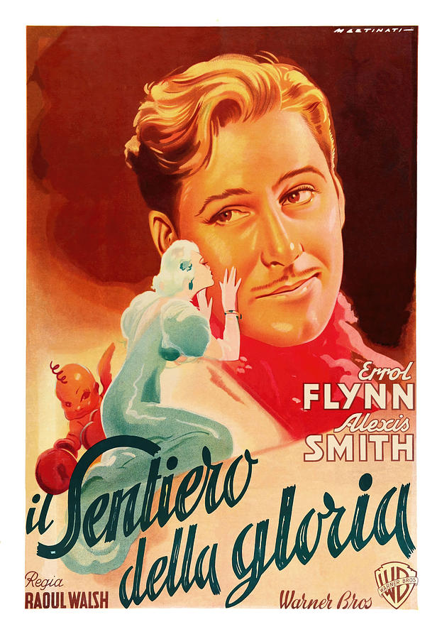 ERROL FLYNN in GENTLEMAN JIM -1942-, directed by RAOUL WALSH. Photograph by Album