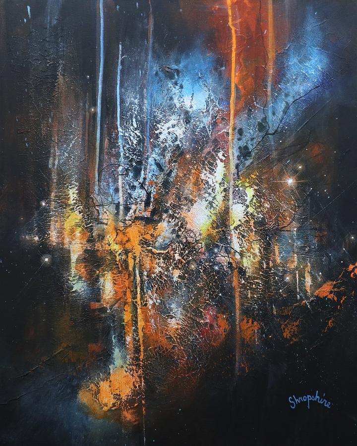 Eruption Painting by Tom Shropshire