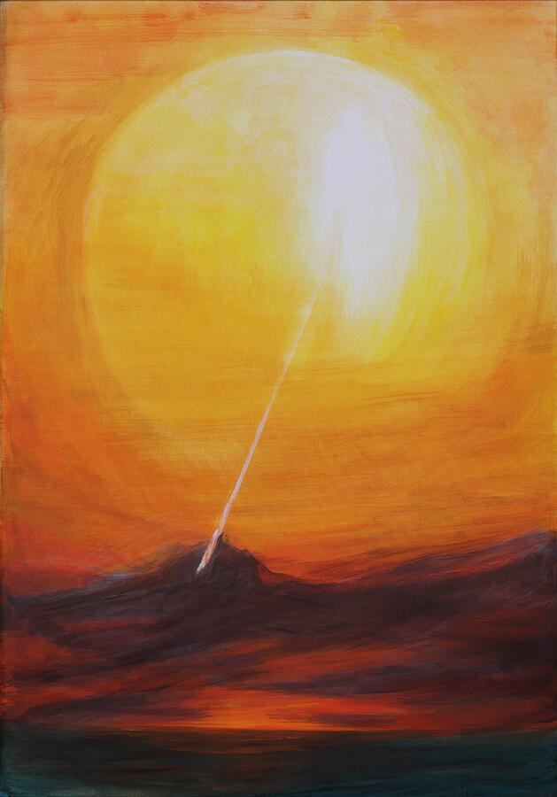 Erzengel Michael Painting by Ninetta Sombart Erzengel Michael Painting by Ninetta Sombart