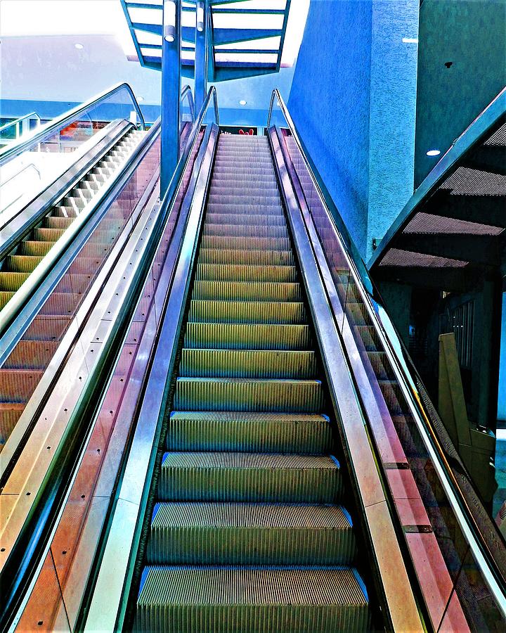 Escalator To Heaven Photograph by Andrew Lawrence