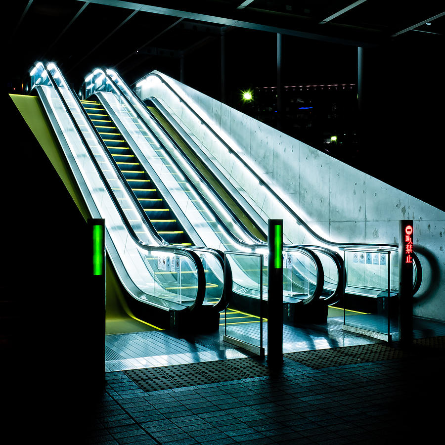 Escalator Photograph by AquiraE
