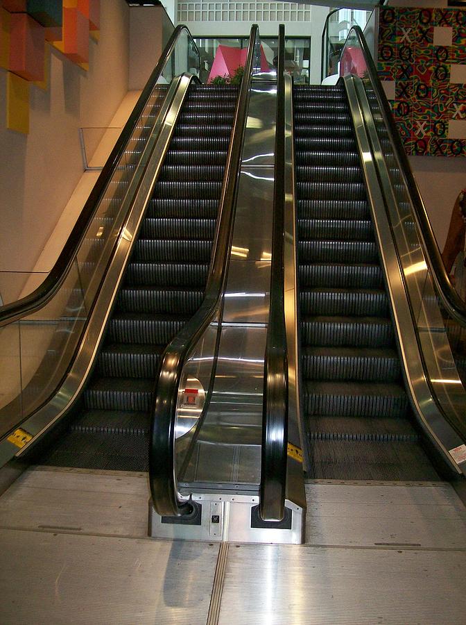 Escalator Photograph by Sara Raber - Fine Art America