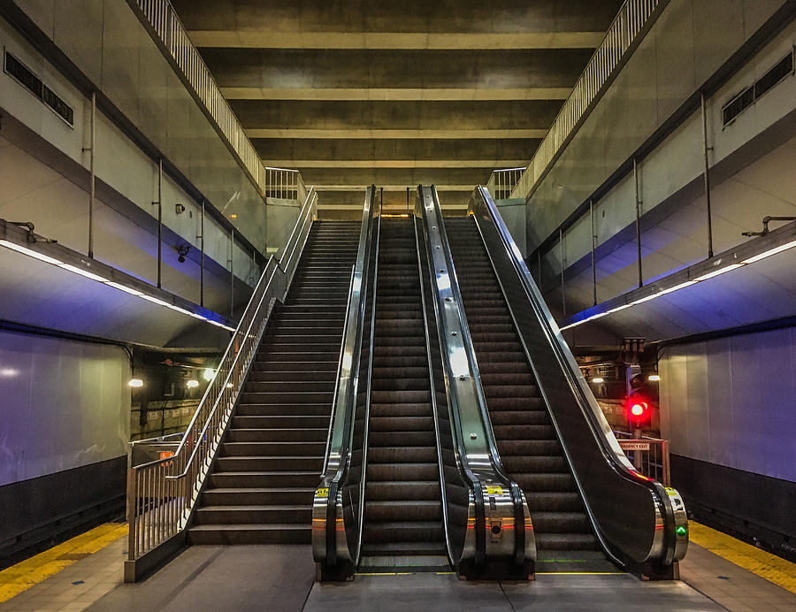 Escalators and Stairs Photograph by Joseph Skompski