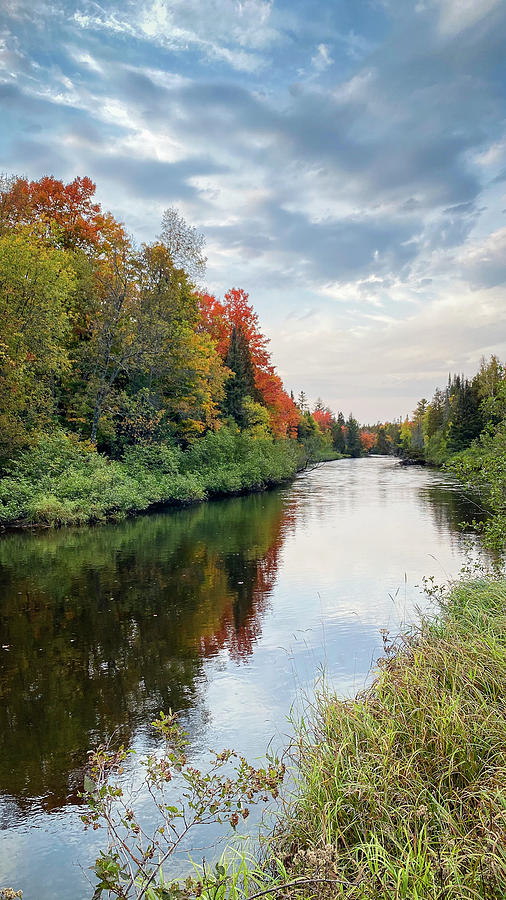 Escanaba River Photograph by Jill Laudenslager