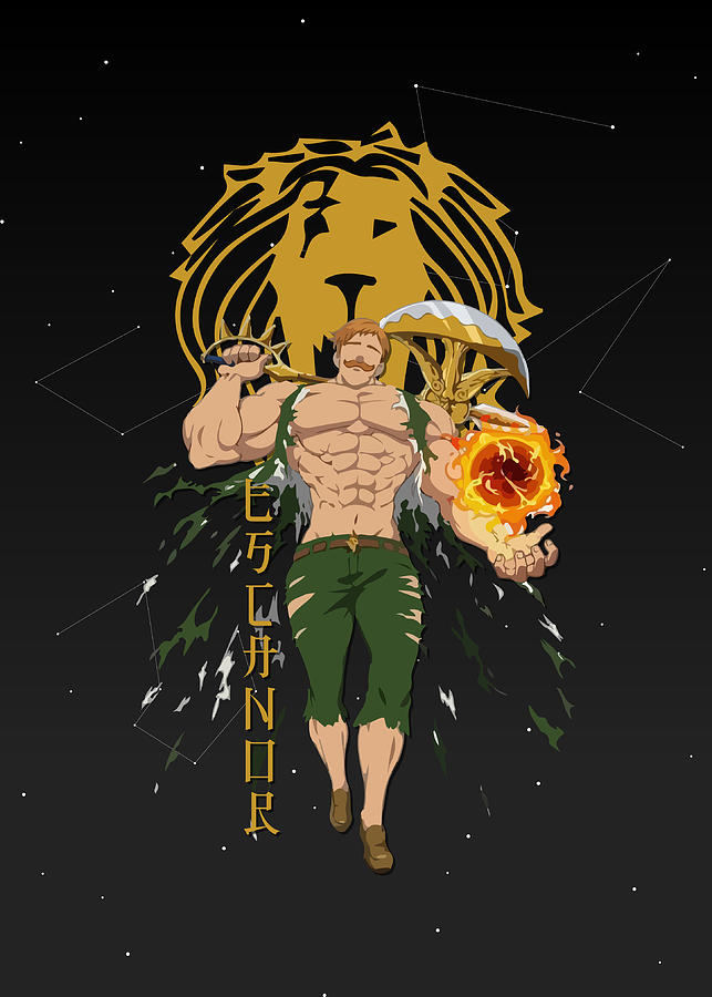 Escanor of Pride Nanatsu no Taizai Digital Art by Kitaru Normin