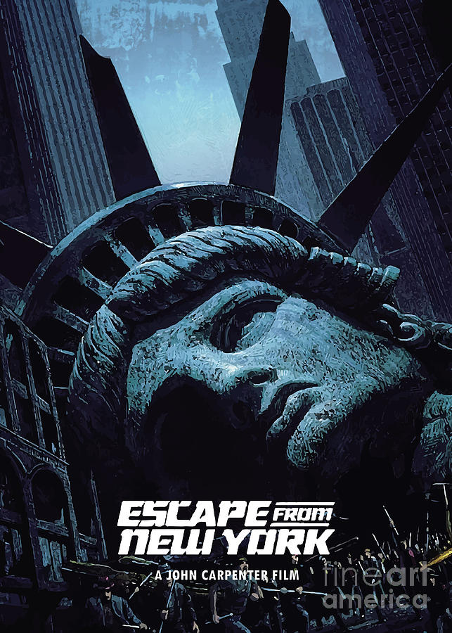 Kurt Russell Digital Art - Escape From New York by Bo Kev