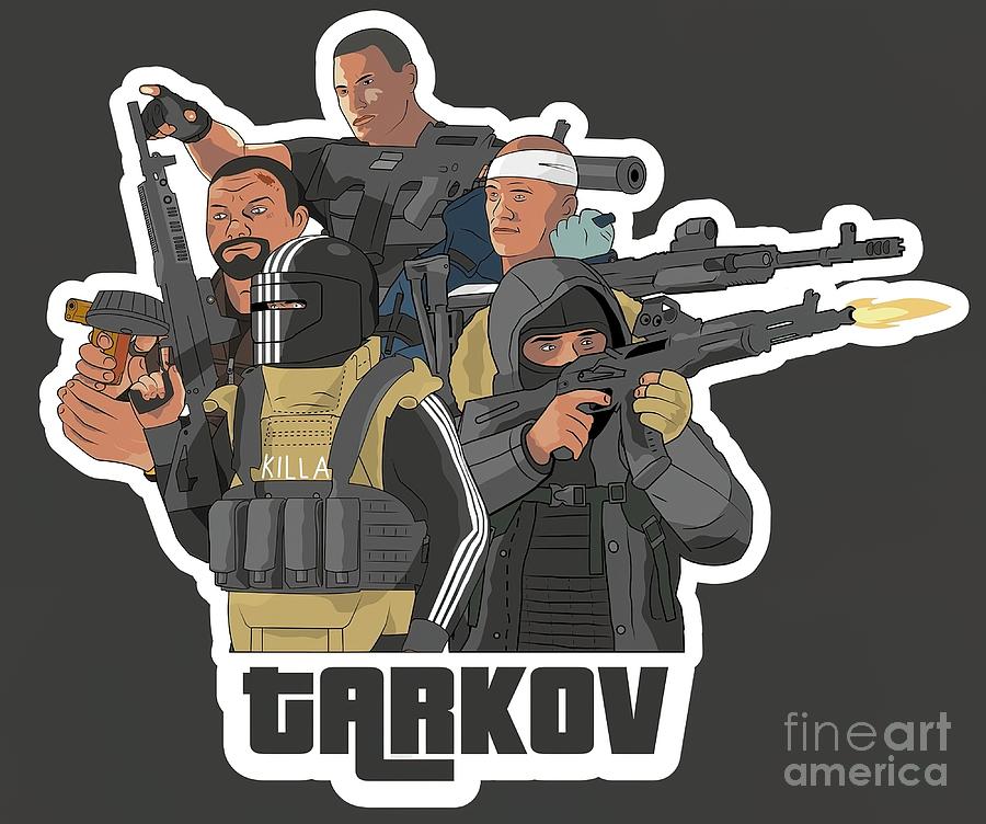 Escape from Tarkov boss squad Painting by Matthews Lewis - Fine Art America