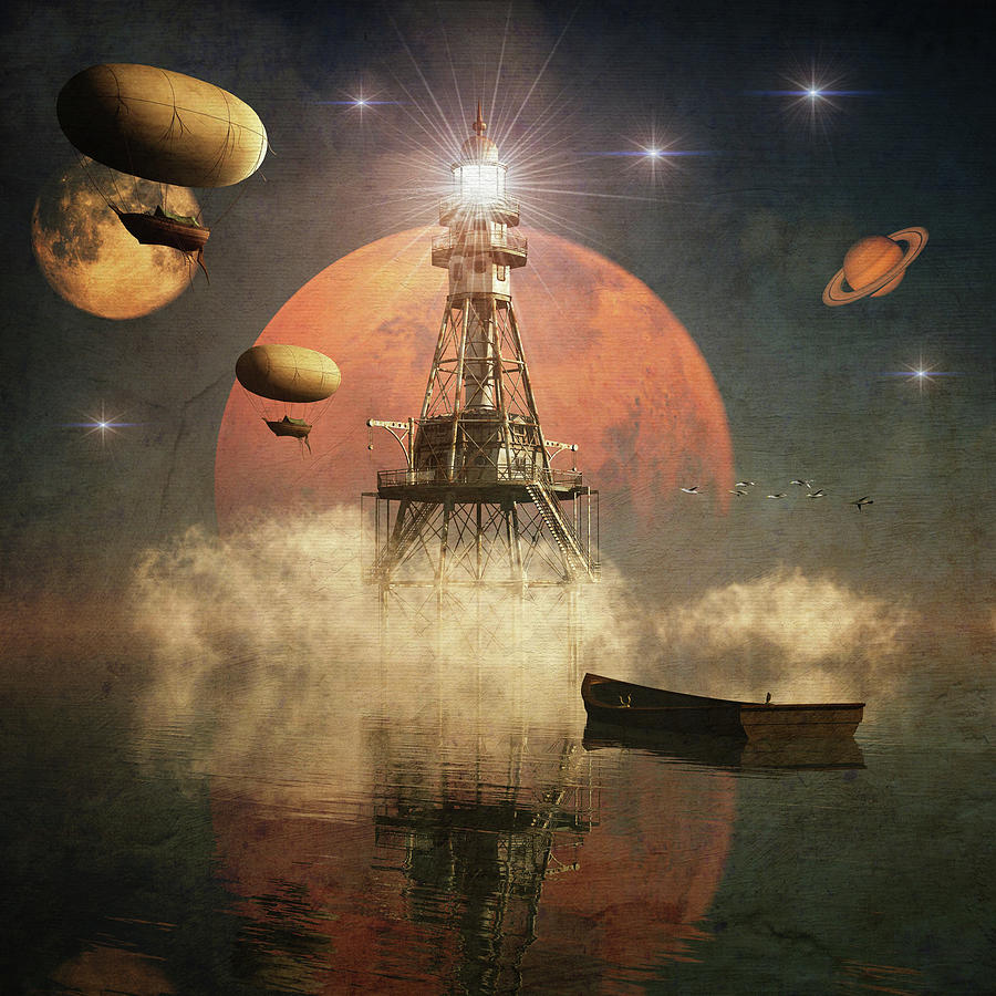 Escape from your existing world Digital Art by Jan Keteleer