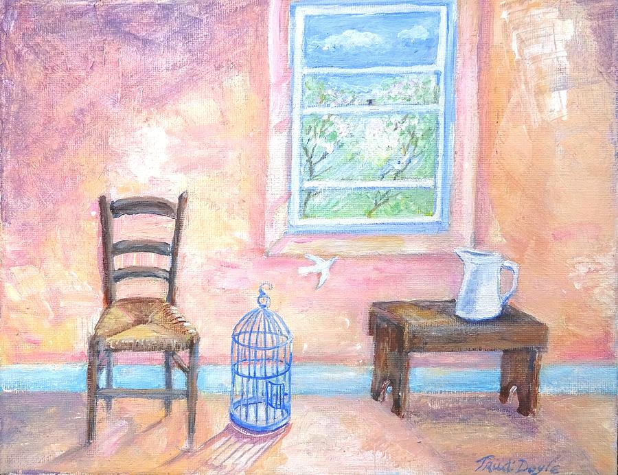 Escape to the Blue  Painting by Trudi Doyle