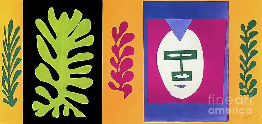Eschimo by Henri Matisse 1947 Painting by Henri Matisse