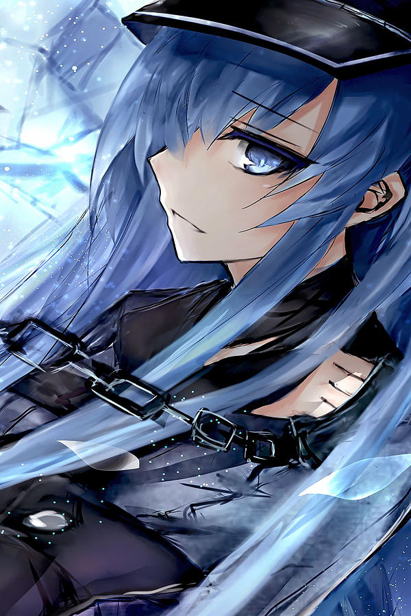 Akame Ga Kill Esdeath' Poster, picture, metal print, paint by