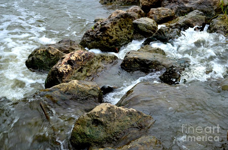Espada River Rocks Photograph by Expressions By Stephanie