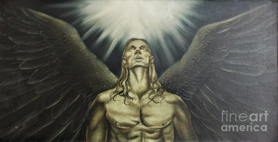 Angel Painting - Esperanza by Daniel Jimenez